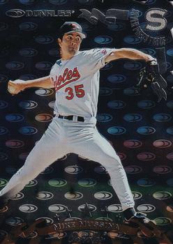 1998 Donruss - Press Proofs Silver #9 Mike Mussina Front