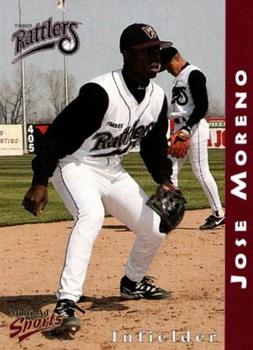 1998 Multi-Ad Wisconsin Timber Rattlers #19 Jose Moreno Front