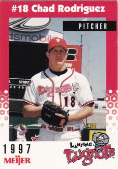 1997 Lansing Lugnuts #NNO Chad Rodriguez Front
