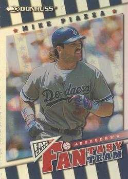1998 Donruss - FANtasy Team #11 Mike Piazza Front