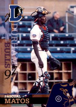 1997 Durham Bulls #18 Pascual Matos Front