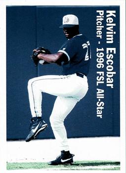 1996 Dunedin Blue Jays Update #NNO Kelvim Escobar Front