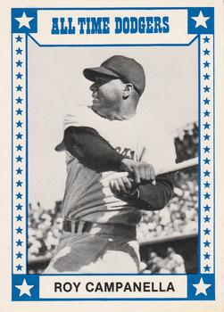 1980 TCMA All Time Brooklyn/Los Angeles Dodgers (Black Backs) #011 Roy Campanella Front