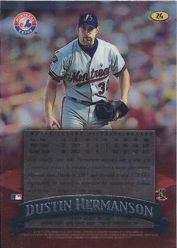 1998 Finest - No-Protectors #24 Dustin Hermanson Back