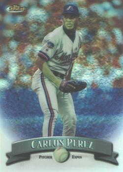 1998 Finest - No-Protectors Refractors #76 Carlos Perez Front