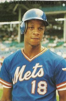 1986 Broder (unlicensed) #8 Darryl Strawberry Front