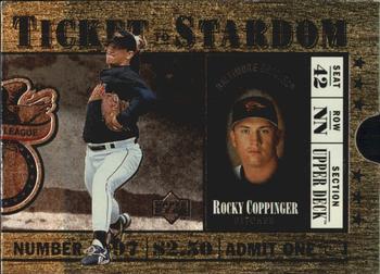 1997 Upper Deck - Ticket to Stardom #TS16 Rocky Coppinger Front