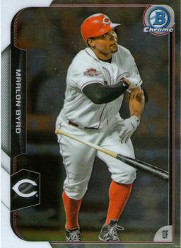 2015 Bowman Chrome #59 Marlon Byrd Front