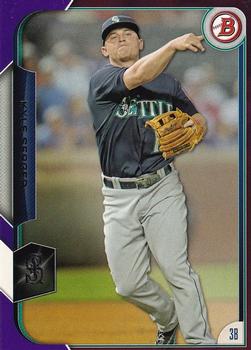 2015 Bowman - Purple #33 Kyle Seager Front