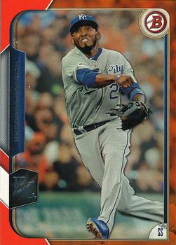 2015 Bowman - Orange #97 Alcides Escobar Front