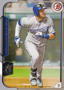 2015 Bowman - Black #3 Alex Gordon Front