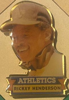 1990 ACE MVP Pins #NNO Rickey Henderson Front