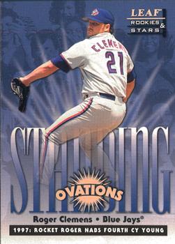 1998 Leaf Rookies & Stars - Standing Ovations #8 Roger Clemens Front