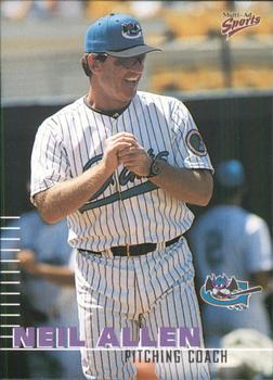 2000 Multi-Ad Greensboro Bats #28 Neil Allen Front