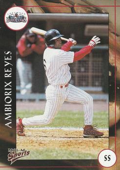 2001 Multi-Ad Lakewood BlueClaws #18 Ambiorix Reyes Front