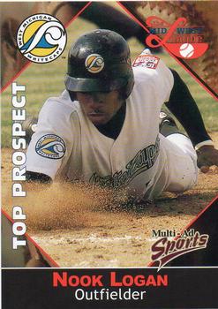 2001 Multi-Ad Midwest League Top Prospects #26 Nook Logan Front