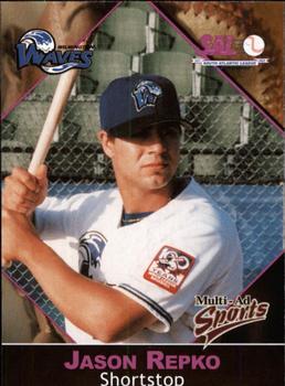 2001 Multi-Ad South Atlantic League Top Prospects #23 Jason Repko Front