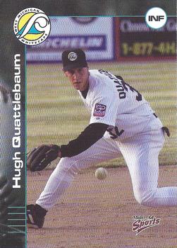 2001 Multi-Ad West Michigan Whitecaps #19 Hugh Quattlebaum Front