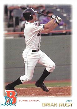 2001 Grandstand Bowie Baysox #NNO Brian Rust Front