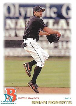 2001 Grandstand Bowie Baysox #NNO Brian Roberts Front