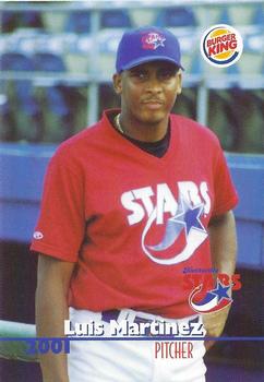 2001 Huntsville Stars #NNO Luis Martinez Front