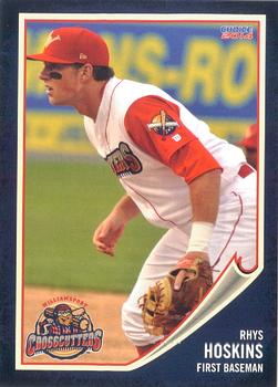 2014 Choice Williamsport Crosscutters #14 Rhys Hoskins Front