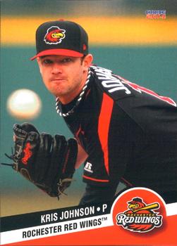 2014 Choice Rochester Red Wings #15 Kris Johnson Front