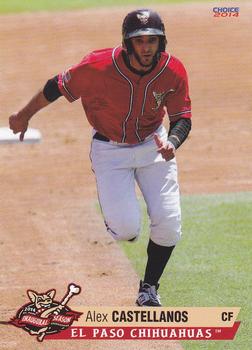 2014 Choice El Paso Chihuahuas #4 Alex Castellanos Front