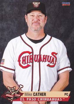 2014 Choice El Paso Chihuahuas #35 Mike Cather Front