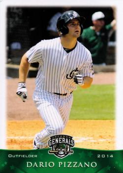 2014 Grandstand Jackson Generals #NNO Dario Pizzano Front