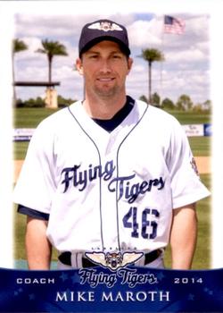 2014 Grandstand Lakeland Flying Tigers #NNO Mike Maroth Front