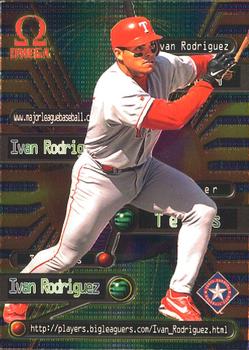 1998 Pacific Omega - Online Inserts #18 Ivan Rodriguez Front