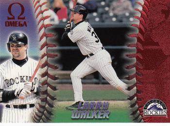 1998 Pacific Omega - Red #86 Larry Walker Front