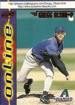 1998 Pacific Online - Red #43 Gregg Olson Front