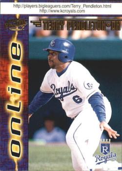 1998 Pacific Online - Web Cards #348 Terry Pendleton Front