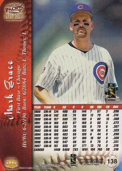 1998 Pacific Paramount #138 Mark Grace Back
