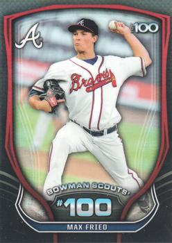 2015 Bowman - Bowman Scouts' Top 100 #BTP-100 Max Fried Front