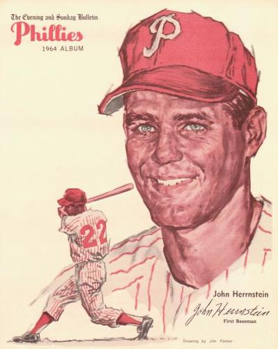 1964 Philadelphia Bulletin Philadelphia Phillies Album (Premium Version) #NNO John Herrnstein Front