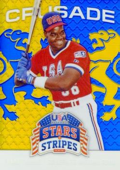 2015 Panini USA Baseball Stars & Stripes - Crusade Blue #26 Frank Thomas Front