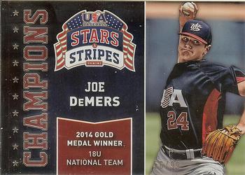 2015 Panini USA Baseball Stars & Stripes - Champions Foil #7 Joe DeMers Front