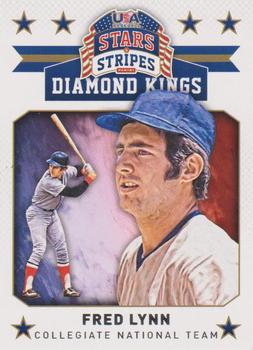 2015 Panini USA Baseball Stars & Stripes - Diamond Kings #3 Fred Lynn Front