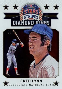 2015 Panini USA Baseball Stars & Stripes - Diamond Kings Foil #3 Fred Lynn Front