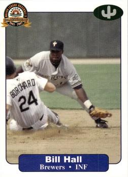 2001 Arizona Fall League Prospects #9 Bill Hall Front