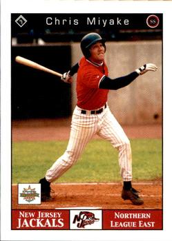 2001 Warning Track New Jersey Jackals #3 Chris Miyake Front