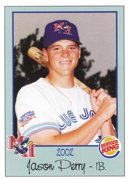 2002 Medicine Hat Blue Jays #NNO Jason Perry Front