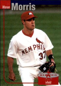 2002 Post Memphis Redbirds #22 Warren Morris Front