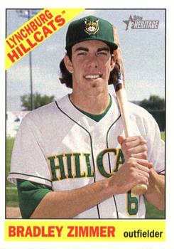 2015 Topps Heritage Minor League #174 Bradley Zimmer Front