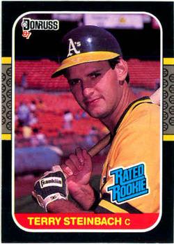 1987 Donruss #34 Terry Steinbach Front