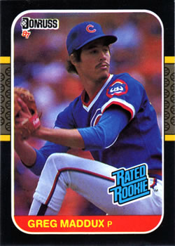 1987 Donruss #36 Greg Maddux Front