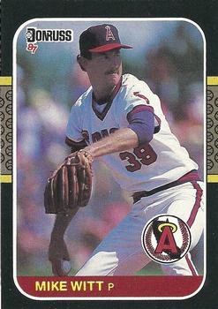 1987 Donruss #58 Mike Witt Front